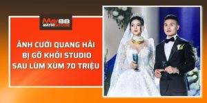 Ảnh Cưới Quang Hải Bị Gỡ Khỏi Studio Sau Lùm Xùm 70 Triệu